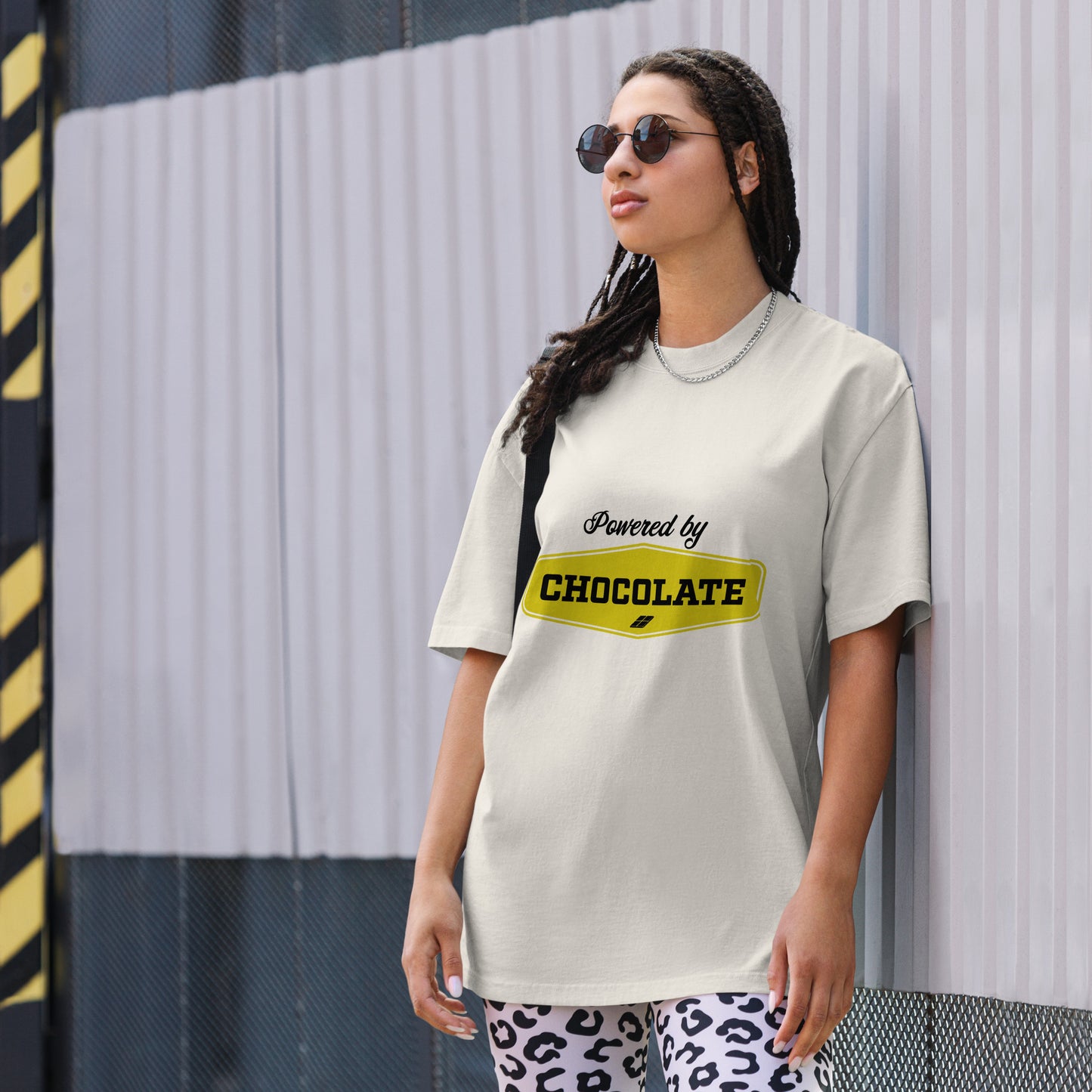 ChocoAddict - Oversized faded t-shirt