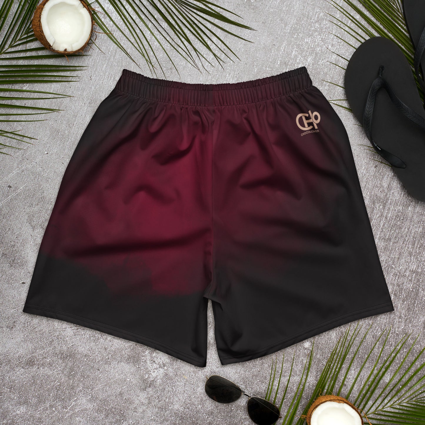 ChocoNoir Unisex Athletic Long Shorts
