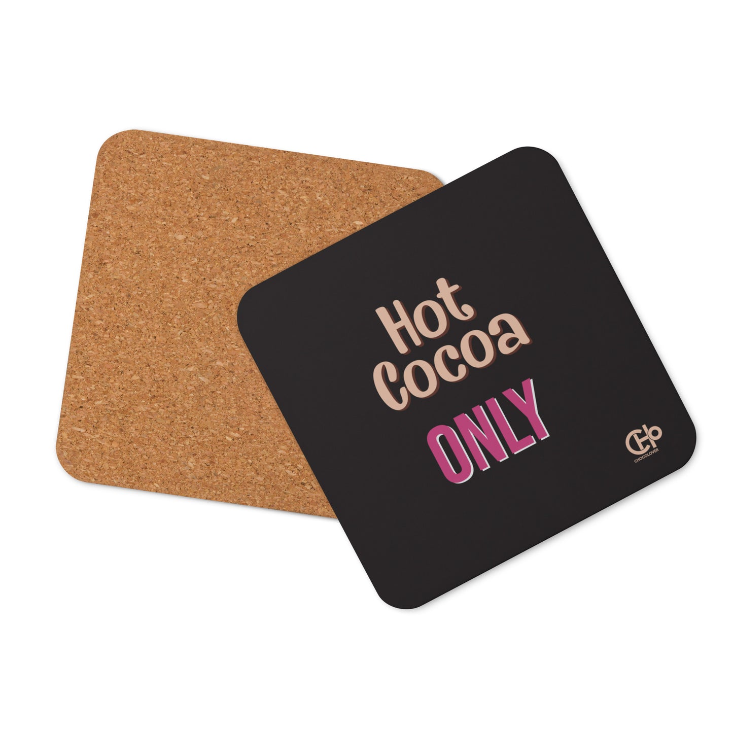 ChocoAddict Cork-back coaster