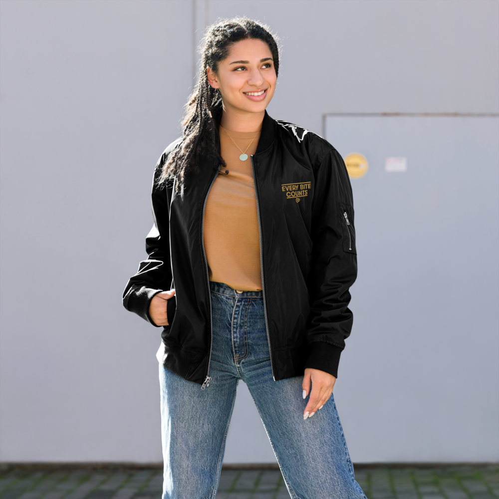 ChocoAddict - Premium recycled bomber jacket