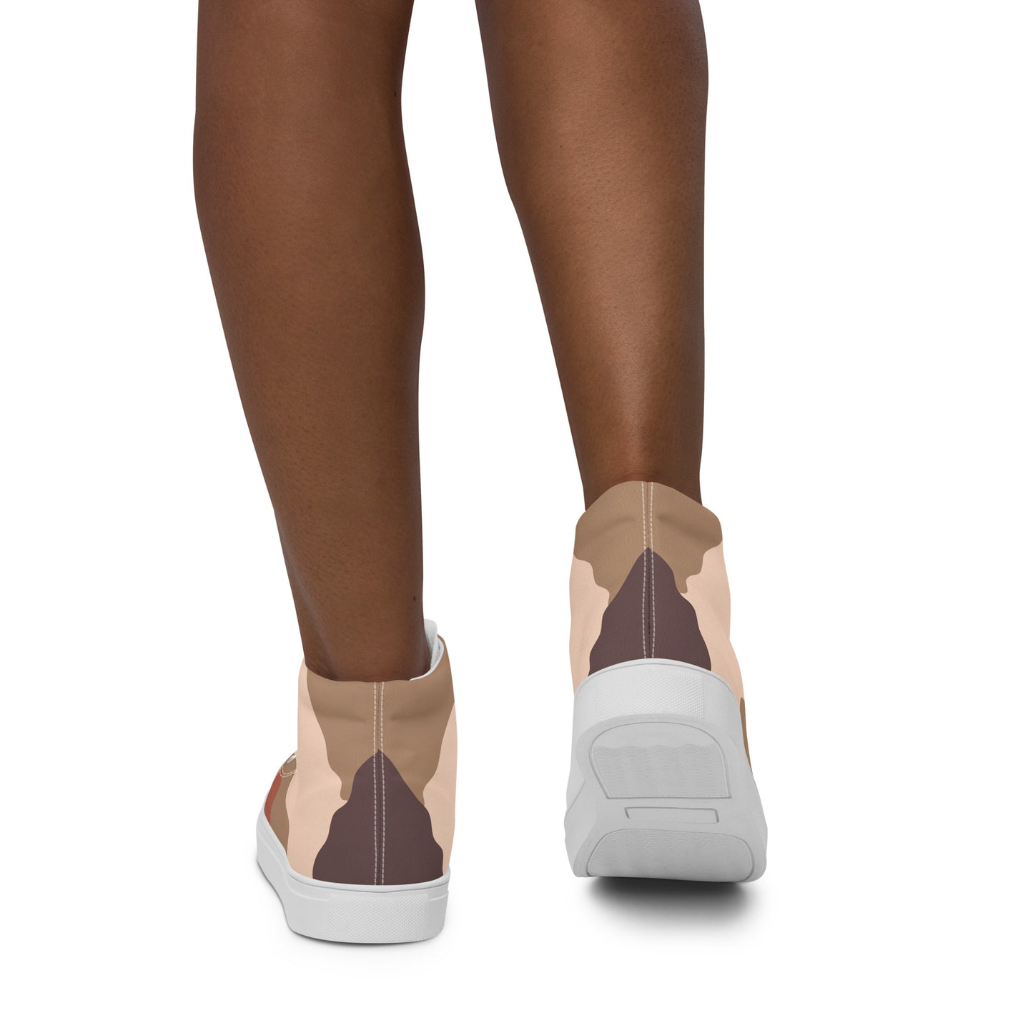 ChocoDreams - Women’s high top canvas shoes