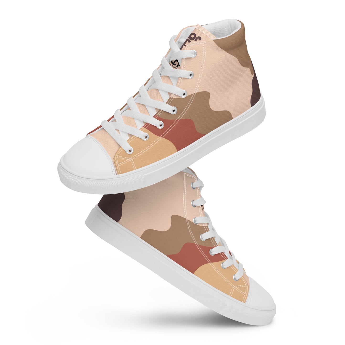 ChocoDreams - Women’s high top canvas shoes
